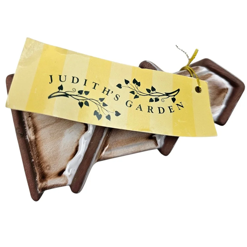 Possible Dreams‎ Judiths Garden Birdhouse Salt and Pepper Shakers 22480 2000 New